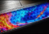 This keyboard has a screen underneath – and you might not be able to look away