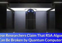 Chinese Researchers Claim That RSA Algorithm Can Be Broken