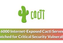 Over 6000 Internet-Exposed Cacti Servers are Unpatched