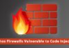 Sophos Firewalls Vulnerable to Code Injection Attacks