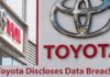 Toyota Discloses Data Breach – Customers’ Data Exposed