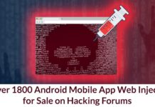 Over 1800 Android Mobile App Web Injects for Sale