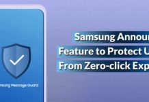 Samsung New Feature to Protect Users From Zero-click Exploits