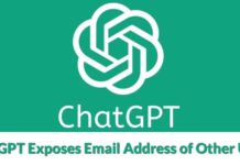 ChatGPT Exposes Email Address of Other Users