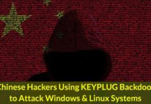 Chinese Hackers Using KEYPLUG Backdoor