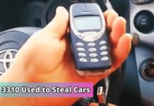 Hackers Using Old Nokia 3310 Phone to Start Car Without Key