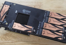 This 21 SSD PCIe card with a 336TB capacity to cost around $45,000
