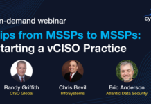 Webinar: Tips from MSSPs to MSSPs – Building a Profitable vCISO Practice