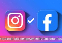 Facebook & Instagram Begun Rolling Out Paid Blue Tick