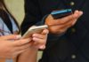 Mobile phone sales have fallen once again, despite some signs of recovery