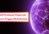 New BGP Protocol Flaws Let Attackers Trigger DoS Attacks