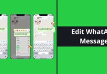 WhatsApp Now Allow You to Edit Sent Messages